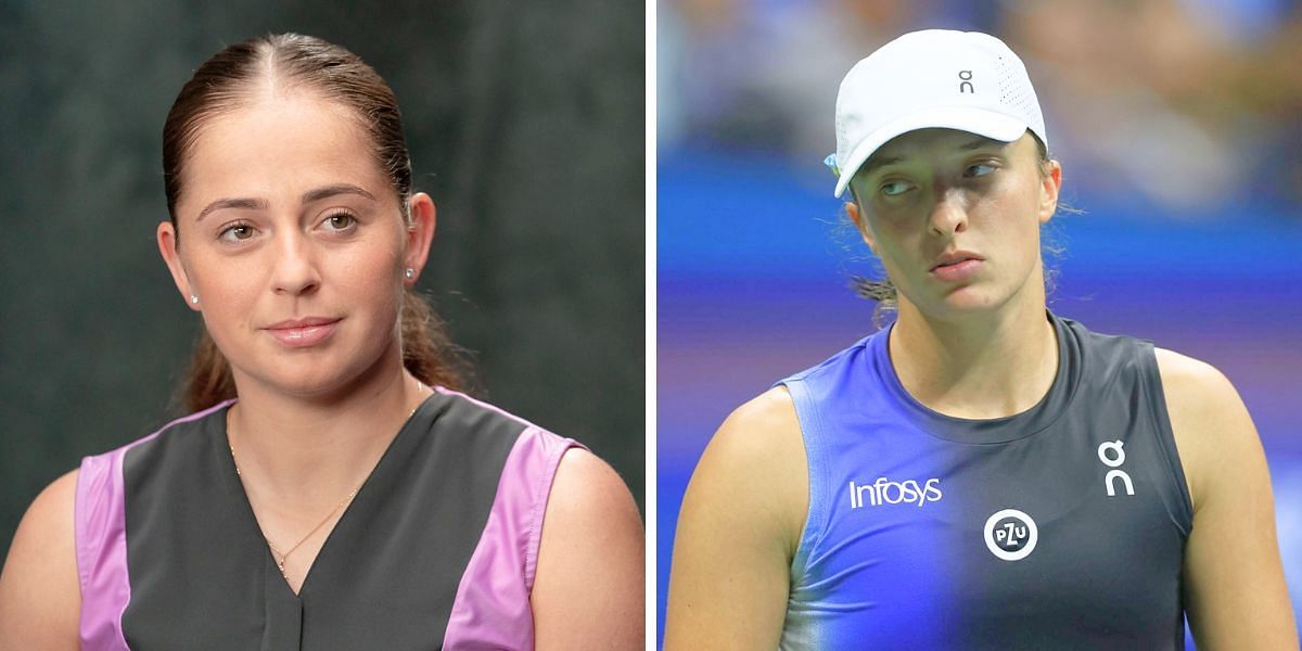 Jelena Ostapenko (L) &amp; Iga Swiatek (R) [Image Source: Getty Images]