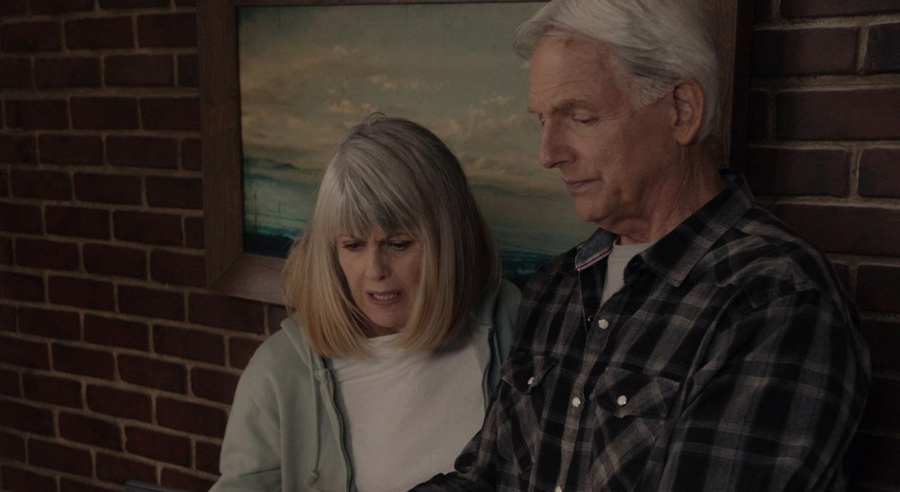 Pam Dawber and Mark Harmon in Naval Criminal Investigative Service (Image sourced from CBS)