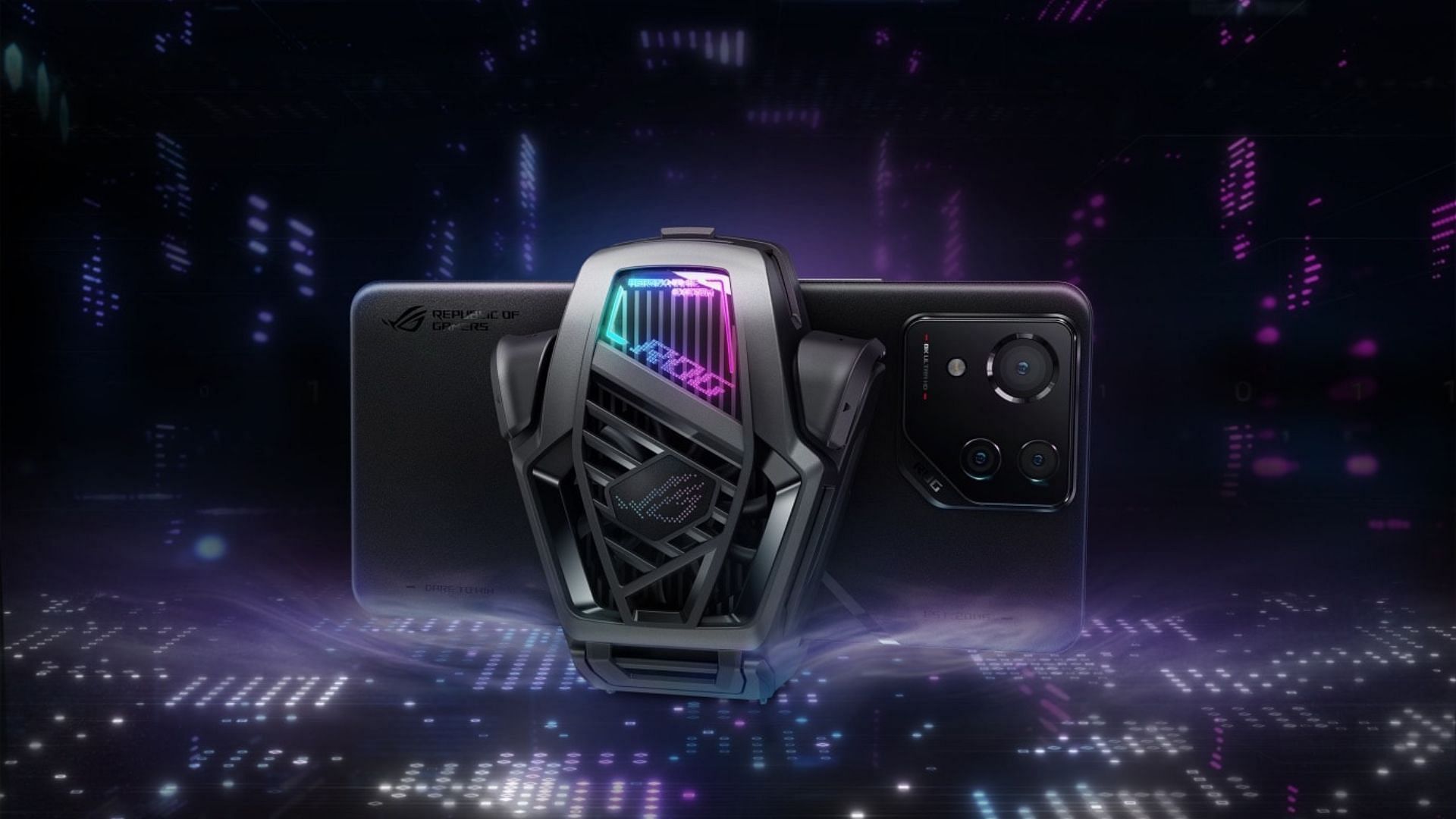 The Asus ROG Phone 8 Pro comes with a cooler (Image via Asus)