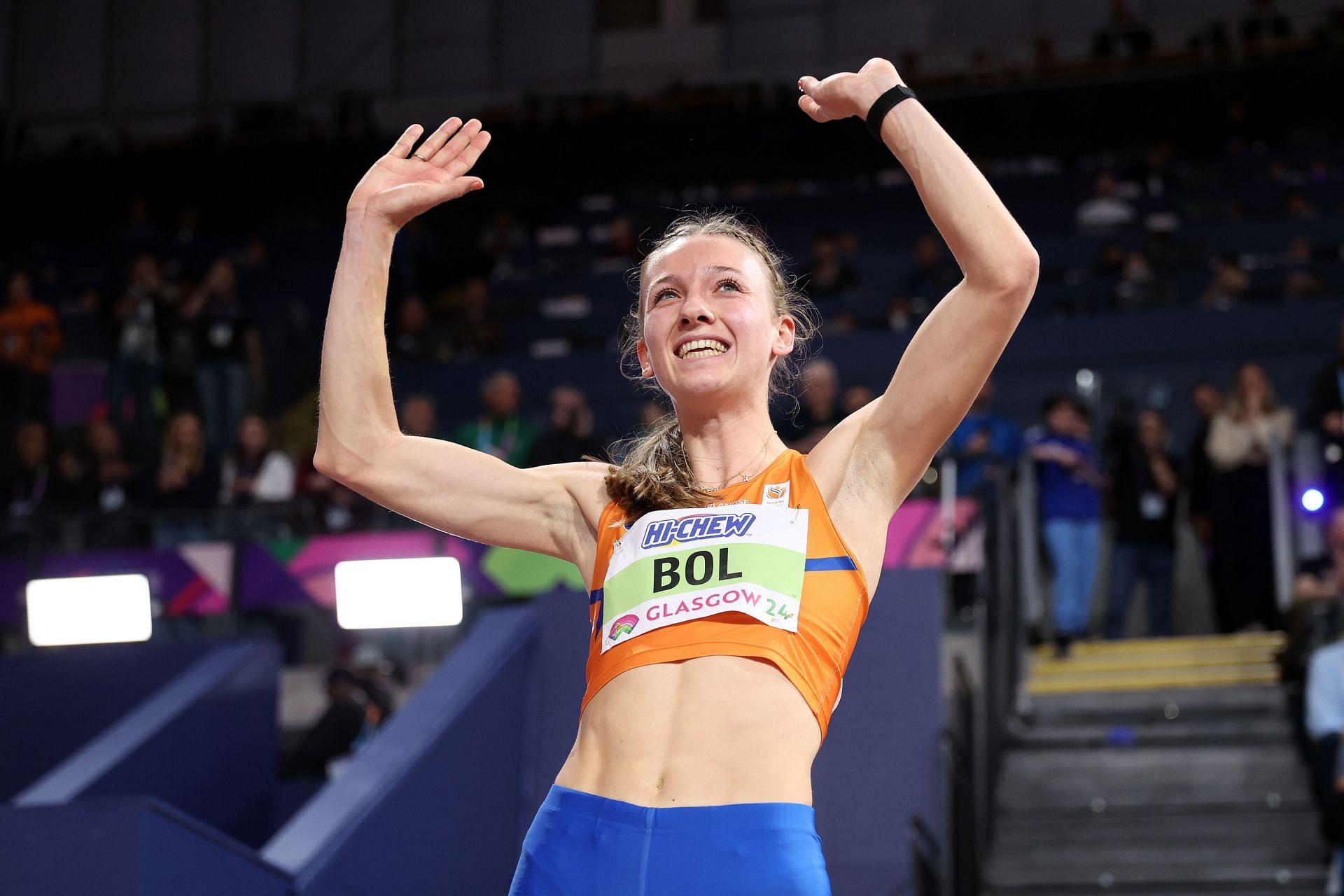 Bol at World Athletics Indoor Championships Glasgow 2024 (Photo by Michael Steele/Getty Images)