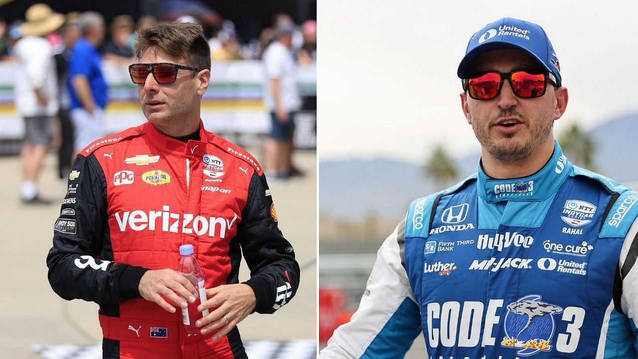 Left: Will Power , Right : Graham Rahal 