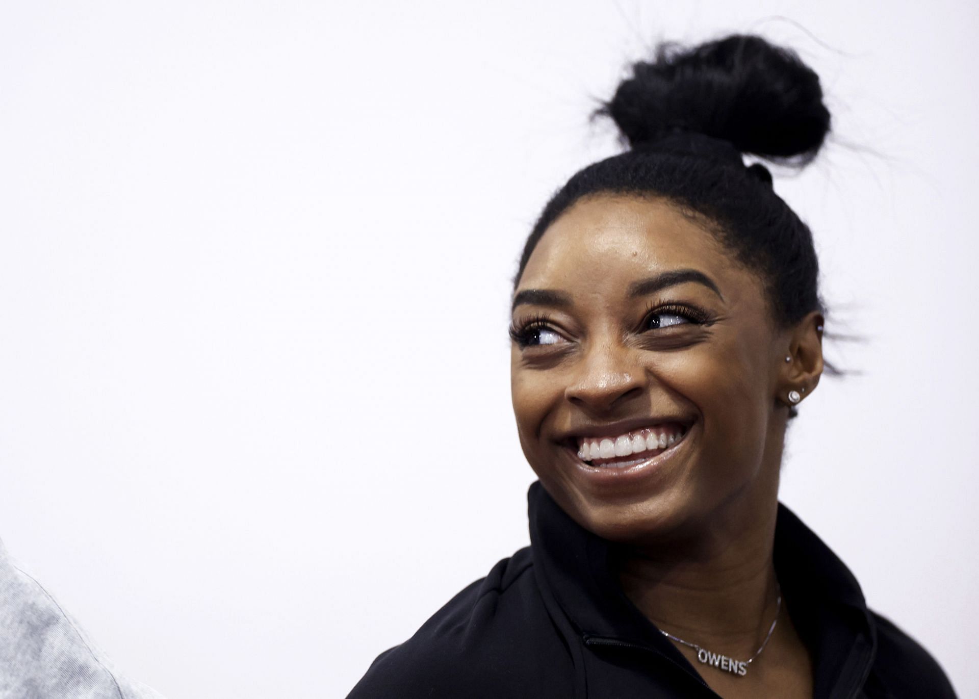 Simone Biles participates in a workout in Katy, Texas. (Photo by Getty Images)