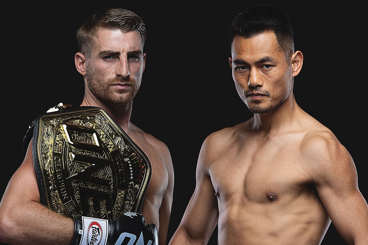 Jonathan Haggerty (left) and Wei Rui (right). [Photos from ONE Championship]