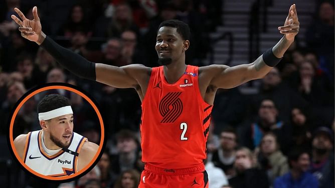 Deandre Ayton allegedly trash talks Devin Booker after Suns superstar misses clutch FT against Trail Blazers