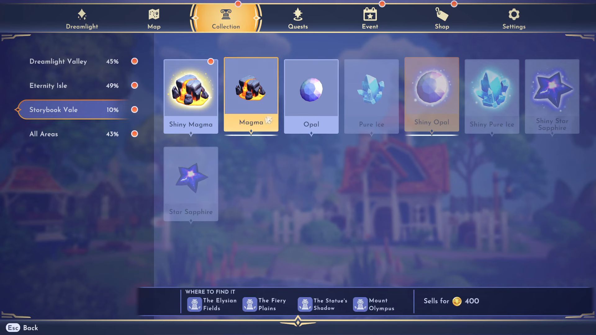 How to get Magma in Disney Dreamlight Valley