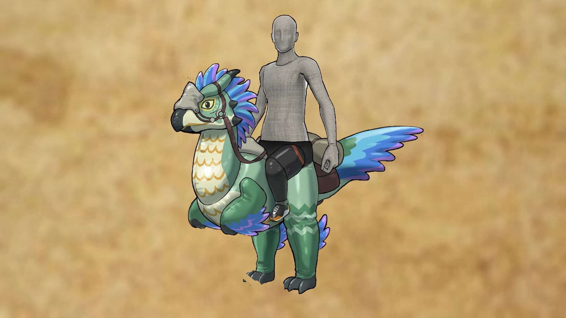 The Seikret Rider layered outfit in Monster Hunter Now (Image via Niantic)