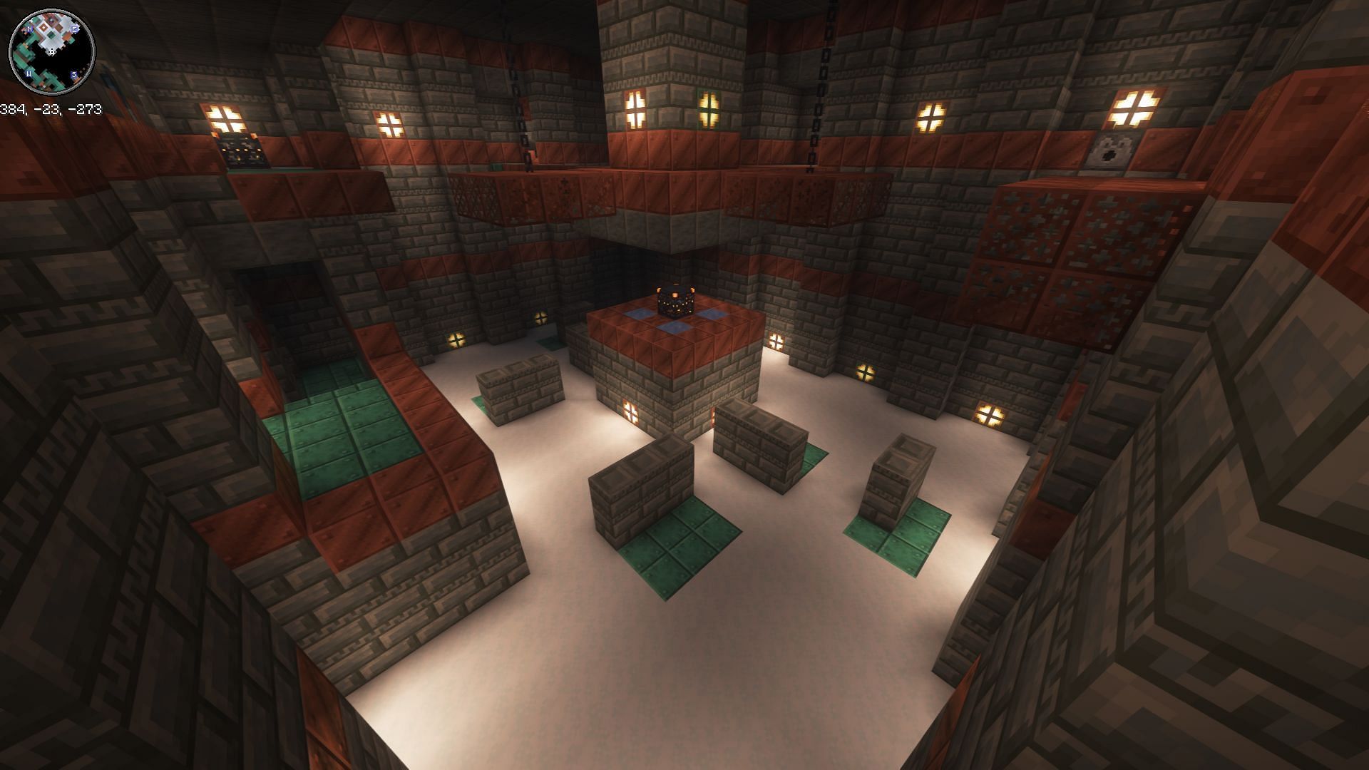 Trial chambers can have reopenable trial vaults to make the structure a lot more enjoyable and replayable (Image via Mojang Studios)