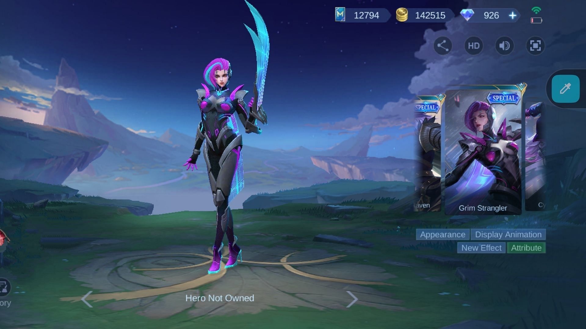 Natalia &quot;Grim Strangler&quot; skin in Mobile Legends Bang Bang 