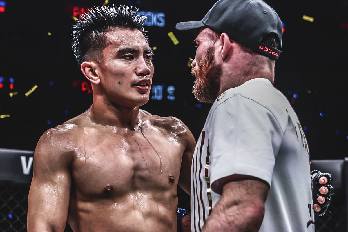 Joshua Pacio and Jarred Brooks - Photo by ONE Championship