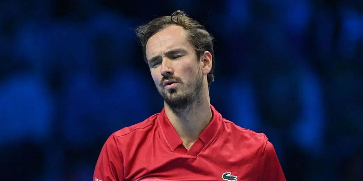 Fans reacted to Daniil Medvedev being asked about potentially retiring after his shock second-round exit from the 2025 ABN AMRO Open (Source: Getty)