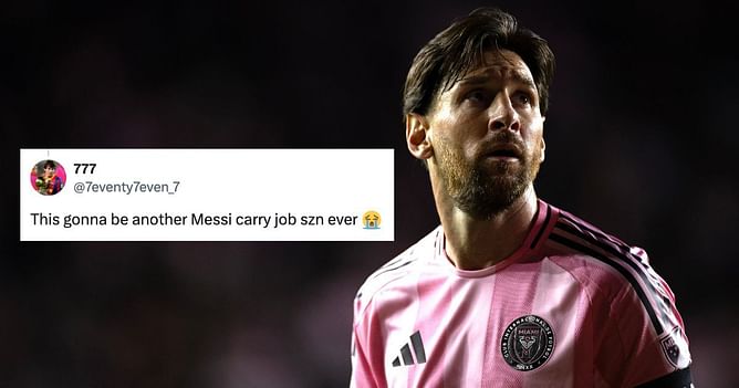 "Played like a God", "Carrying 10 deadwood players" - Inter Miami fans heap praise on Lionel Messi after 2 assists in MLS season opener
