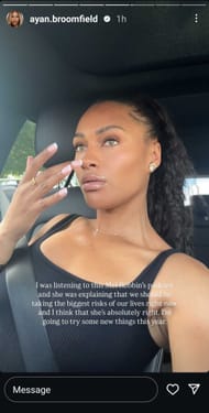 Screengrab from Ayan Broomfield's Instagram @ayan.broomfield