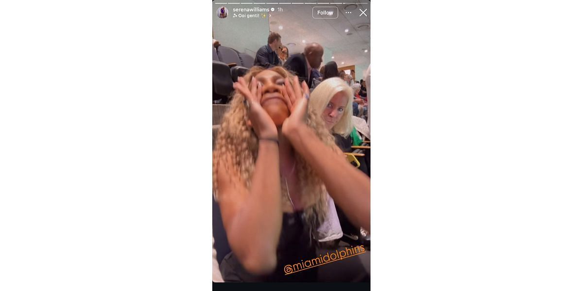 @serenawilliams&#039; Instagram story