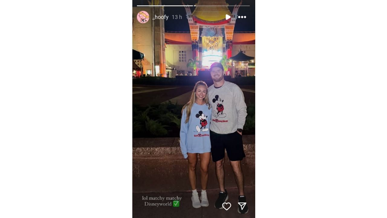 PIC: Sam Darnold&#039;s girlfriend Katie shares wholesome Disneyland date outfit with Vikings star