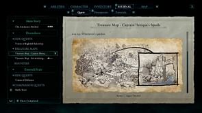 Avowed Captain Henqua's Spoils Treasure Map guide