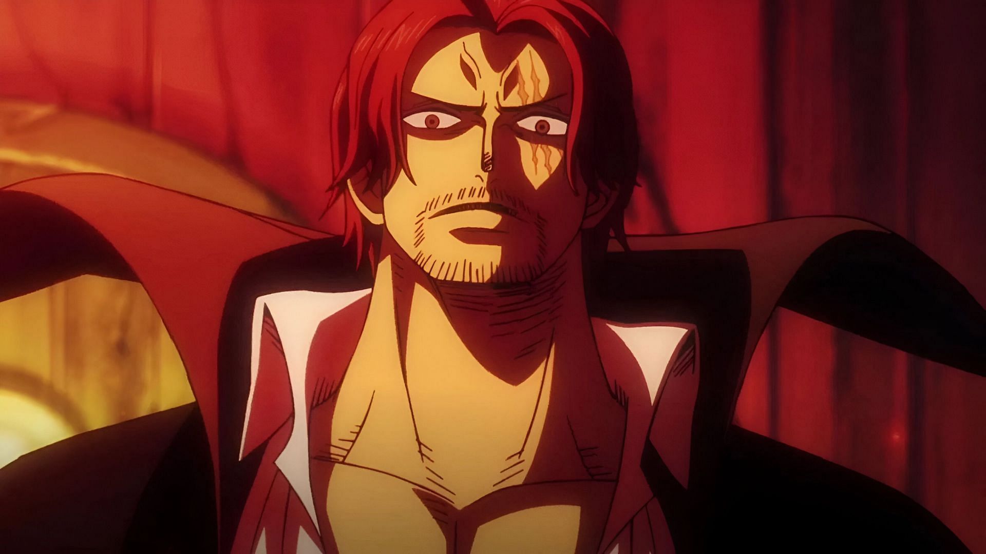 Shanks as seen in the anime (Image via Toei Animation)