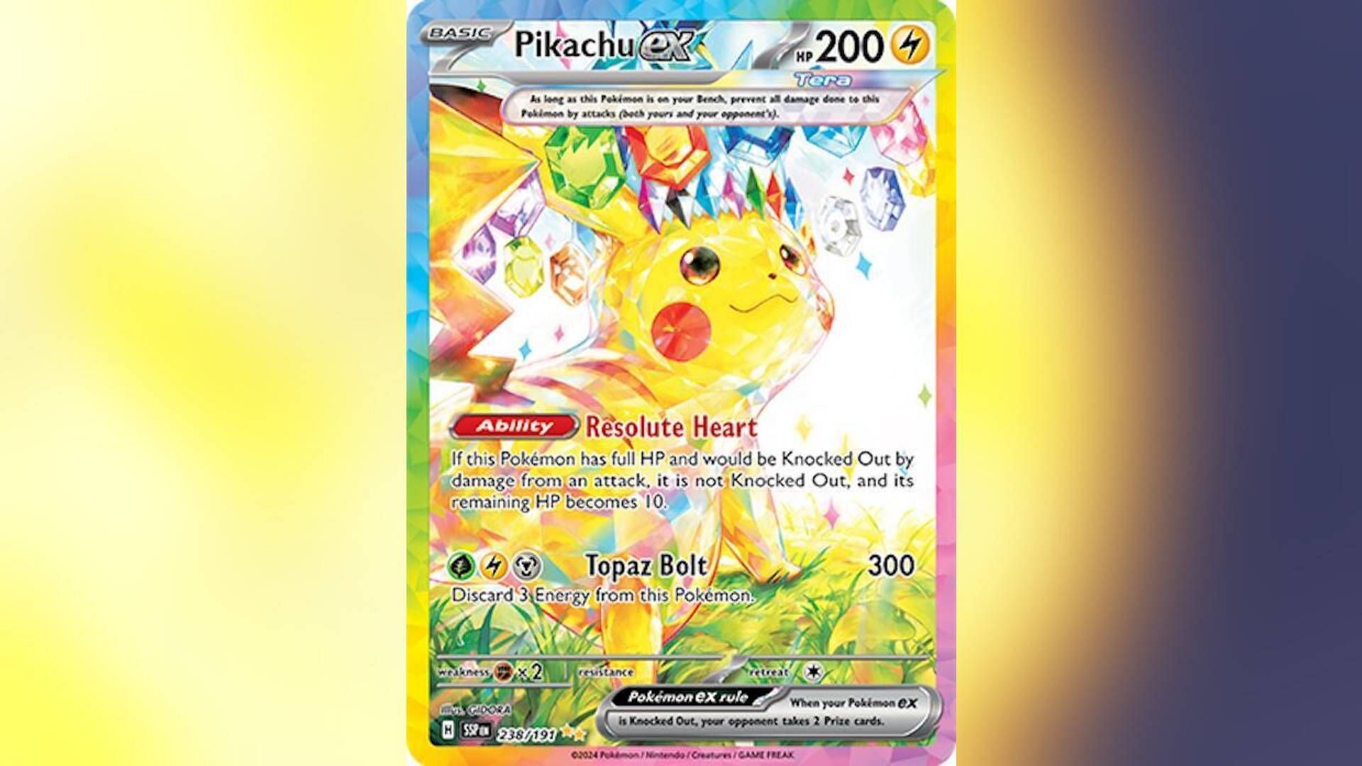 Pikachu cards have always been some of the most valuable in the Pokemon TCG (Image via The Pokemon Company)