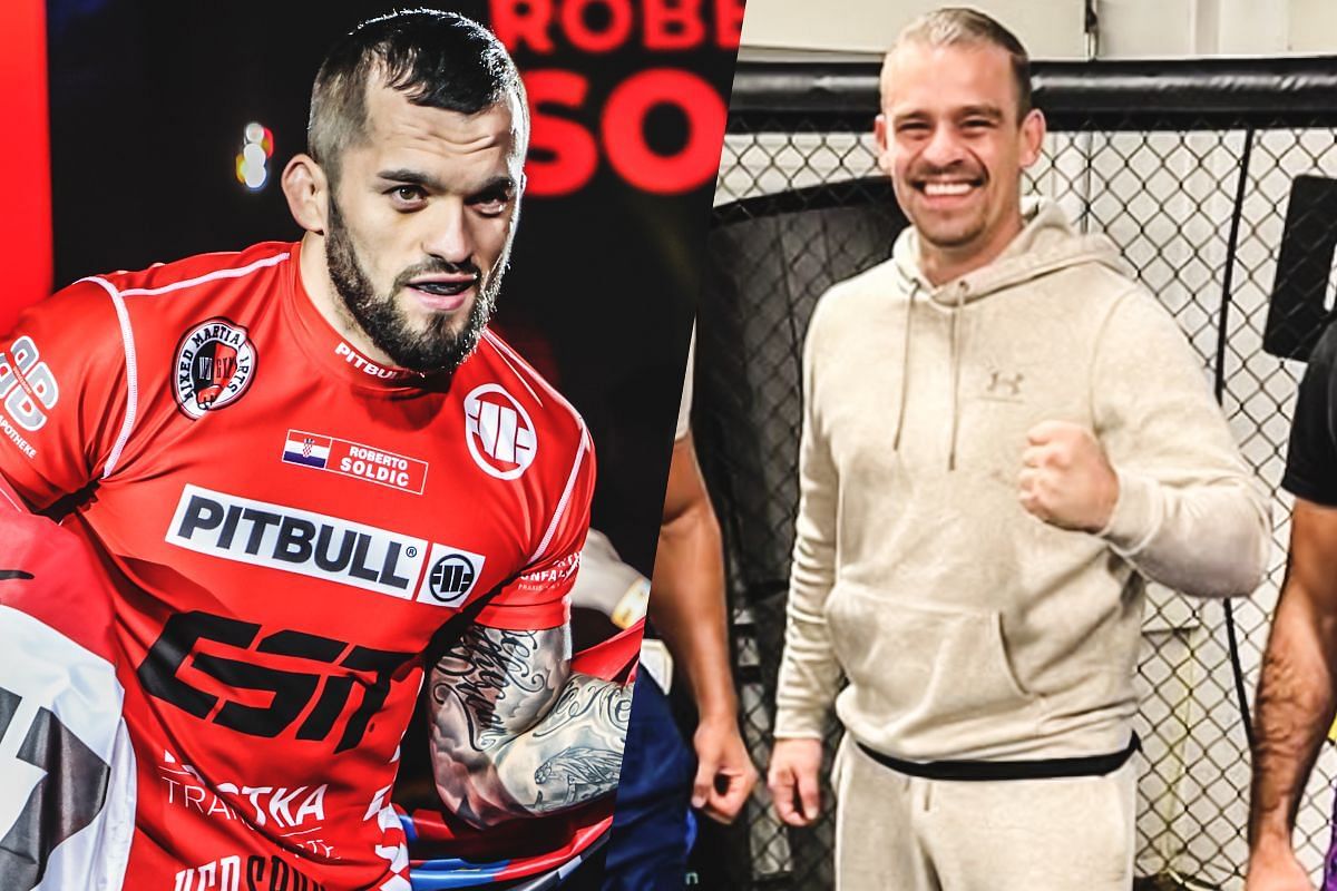 Roberto Soldic (left) and Nick Hemmers (right). [Photos from ONE Championship, Nick Hemmers