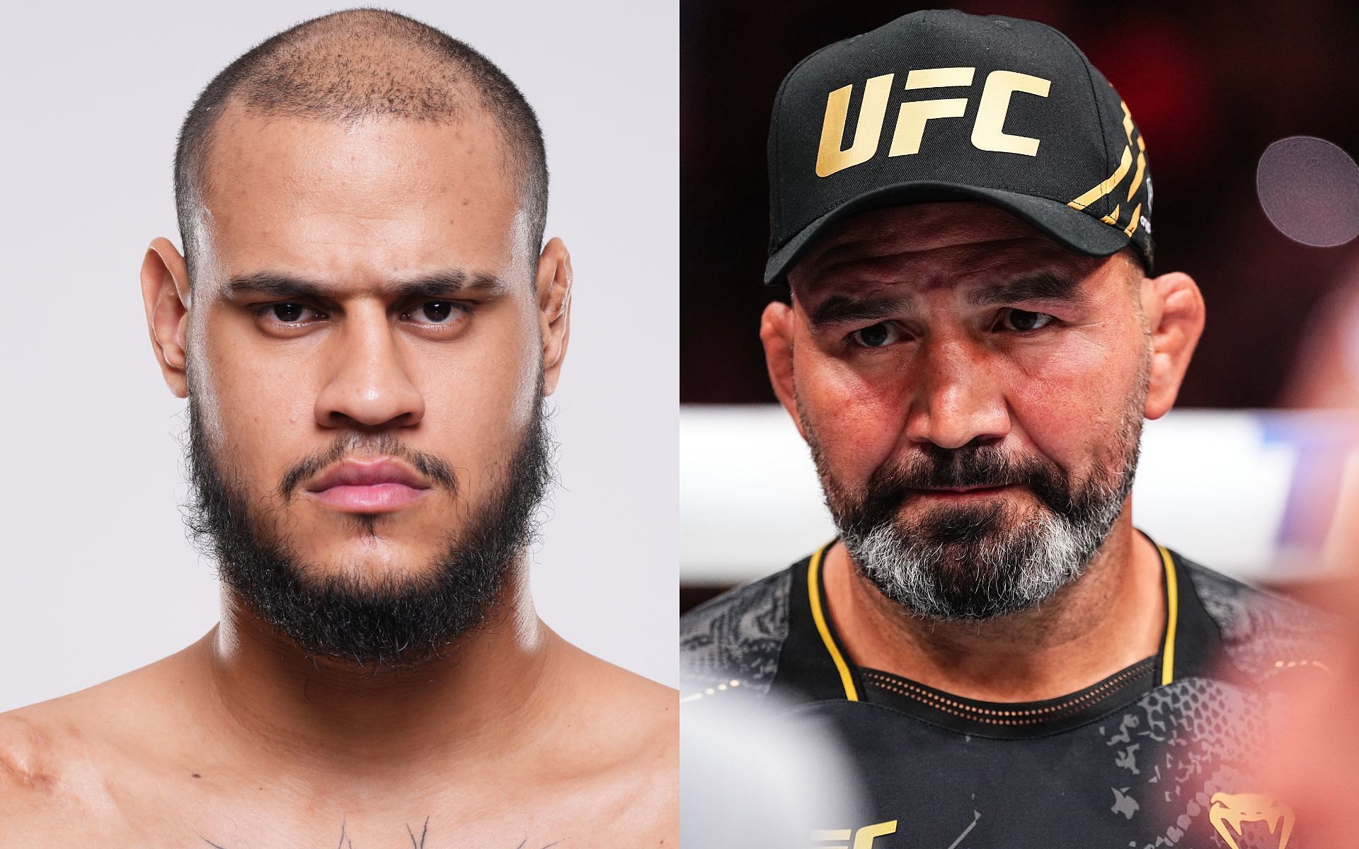 Tallison Teixeira (left) is a part of the UFC heavyweight division, whereas Glover Teixeira (right) extensively competed in the UFC light heavyweight division [Images courtesy: Getty Images]