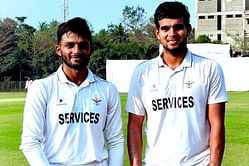 Historic 376* opening stand between Suraj Vashisht and Shubham Rohilla fuels Services to the second-highest Ranji Trophy chase against Odisha