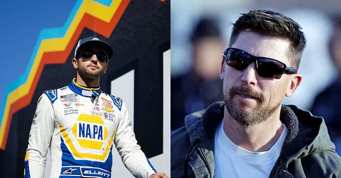 Watch: Denny Hamlin stops Chase Elliott to congratulate the HMS driver for The Clash win
