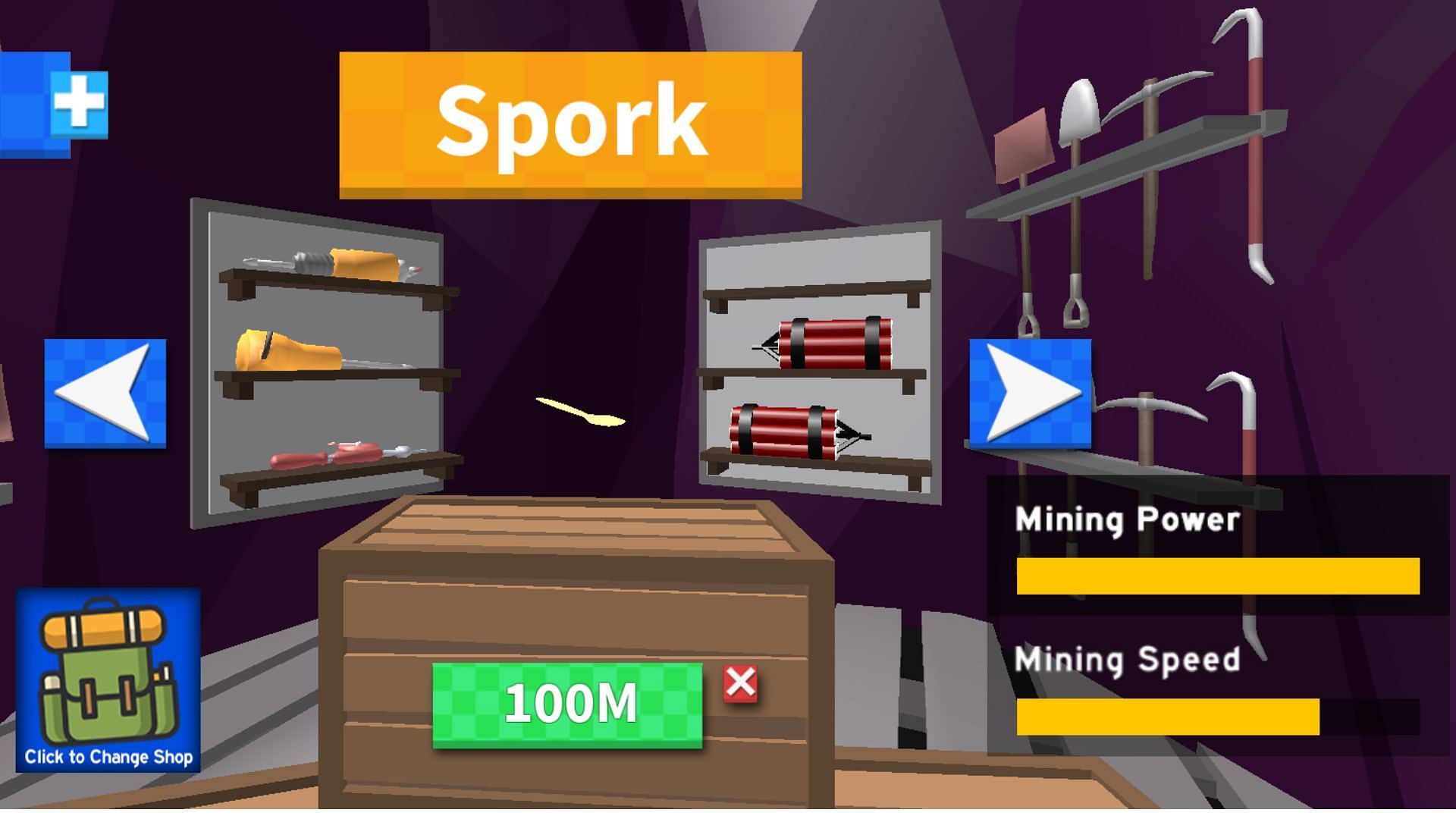 Earn Coins to purchase different Tools (Image via Roblox)