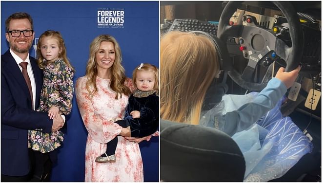 Dale Jr's wife Amy Earnhardt drops a 1-word verdict on daughter’s adorable shenanigans
