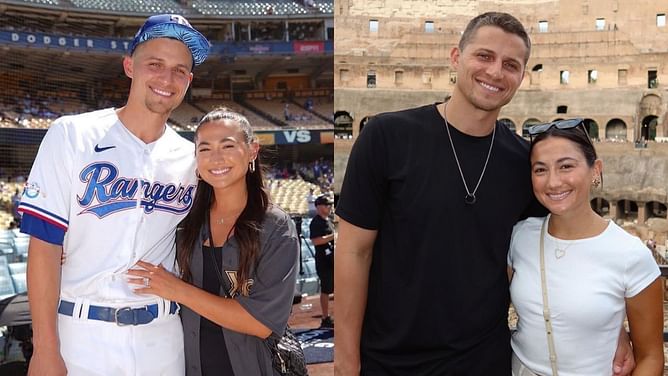 Corey Seager's wife Madisyn shows off first Rangers game day fit of the year