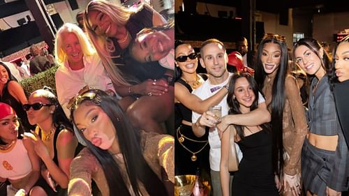 Winnie Harlow posts photos featuring Serena Williams, Gabrielle Union, Teyana Taylor, La La Anthony, Michael Rubin and Angel Reese