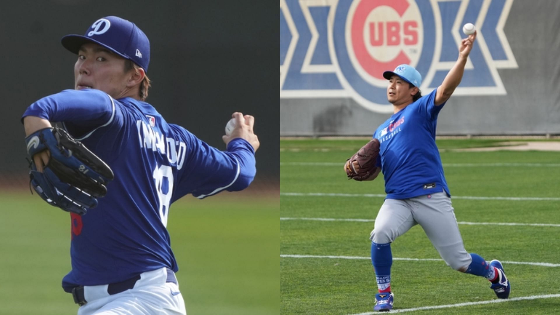 Los Angeles Dodgers Pitcher Yoshinobu Yamamoto &amp; Chicago Cubs Pitcher Shota Imanaga