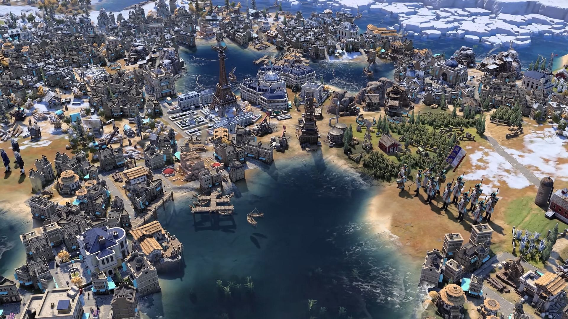 Use Migrants to grow Settlements into powerhouses (Image via 2K Games)