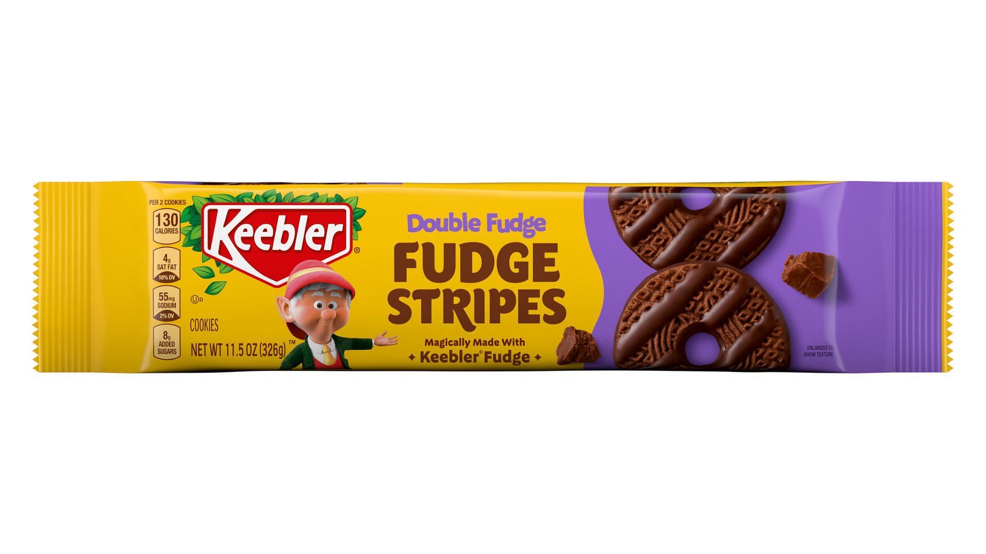 Keebler Fudge Stripes Double Fudge cookies (Image via Ferrero North America)