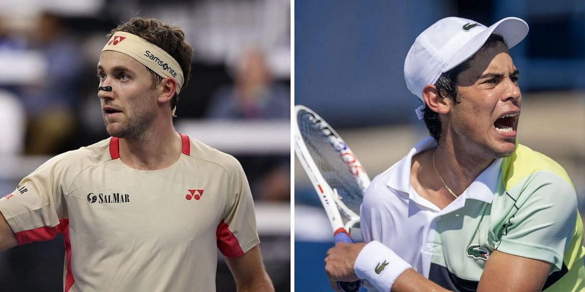 Casper Ruud (L) vs Rodrigo Pacheco Mendez (R) Preview, (Source: Getty Images)