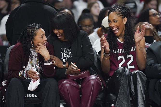 A'ja Wilson shares wholesome video of Dawn Staley celebrating Eagles' Super Bowl win