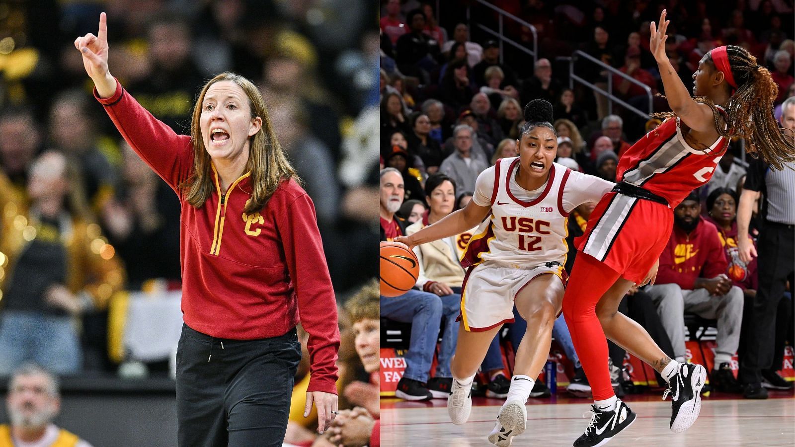 Coach Lindsay Gottlieb and star JuJu Watkins are about to get a shot at No. 1 UCLA. (Photo Credits: IMAGN)