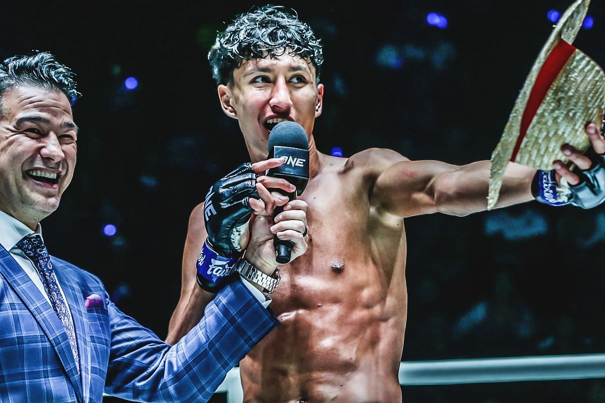 ONE interim bantamweight Muay Thai world champion Nabil Anane. [Photo via: ONE Championship]