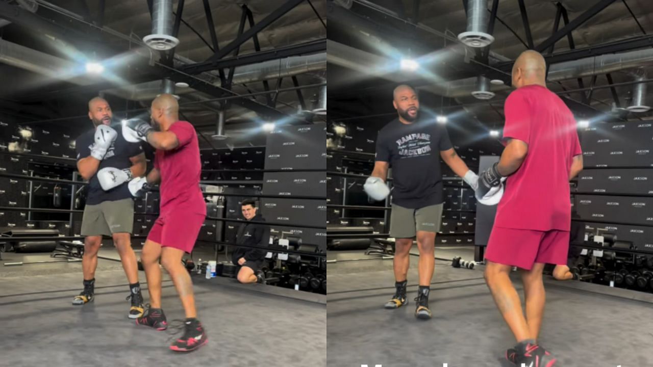 Rampage Jackson and Bobby Green sparring [Image Source - @bobbykinggreen on Instagram]