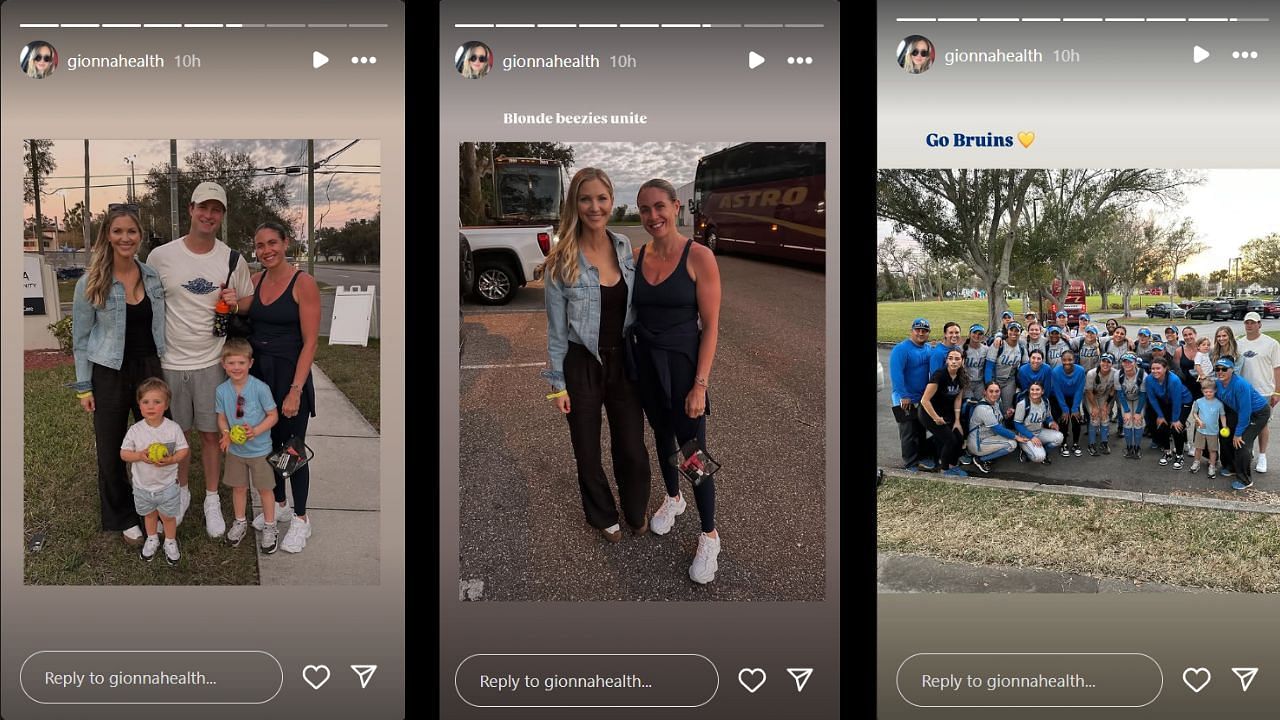 Images of Gerrit and Amy Cole&#039;s return to UCLA (Images from - Instagram.com/@gionnahealth IG Stories)