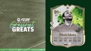EA FC 25 Hristo Stoichkov Grassroot Greats Icon SBC: All tasks and cheapest solutions