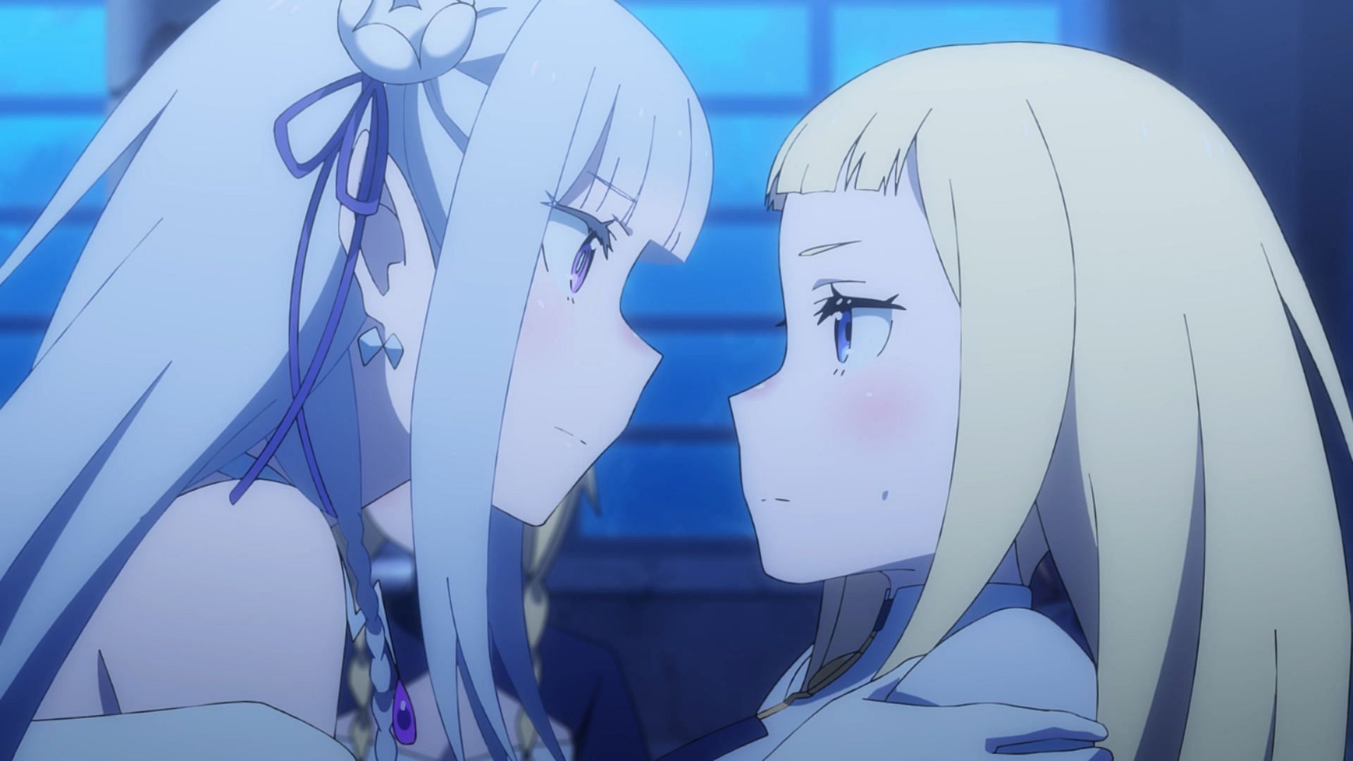 Emilia and one of Regulus&#039; wives, Sylphy (Image via White Fox)