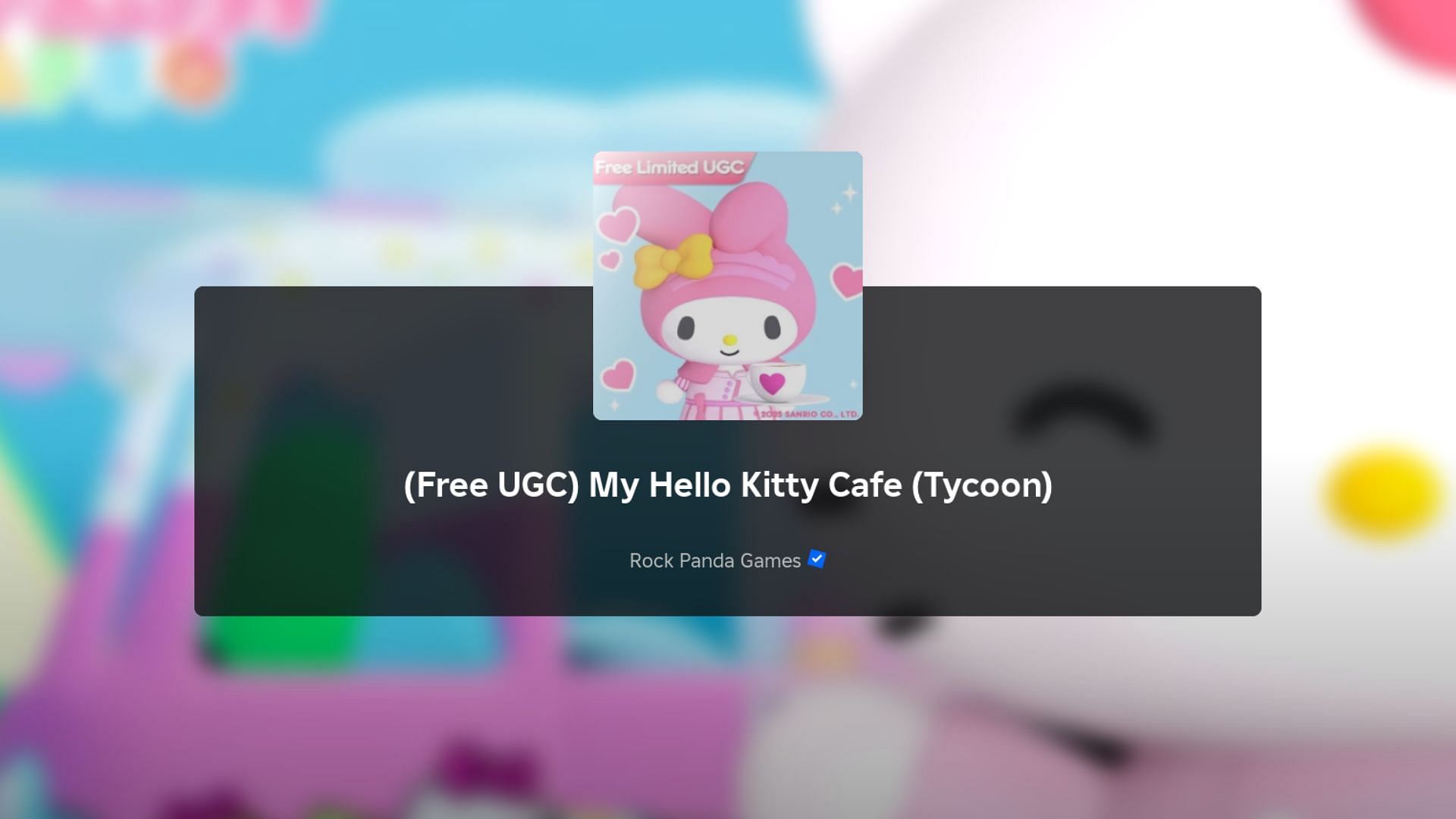 My Hello Kitty Cafe