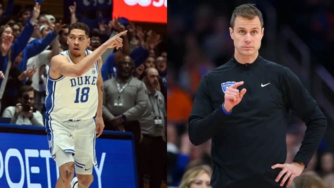 "He was trying to get on the plane, we told him 'there's no way'": Duke HC Jon Scheyer gives update on Mason Gillis' health