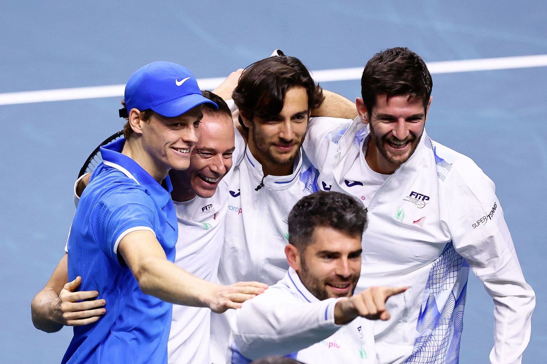 Andrea Vavassori and Jannik Sinner guided Italy to two Davis Cup titles (Source: Getty)