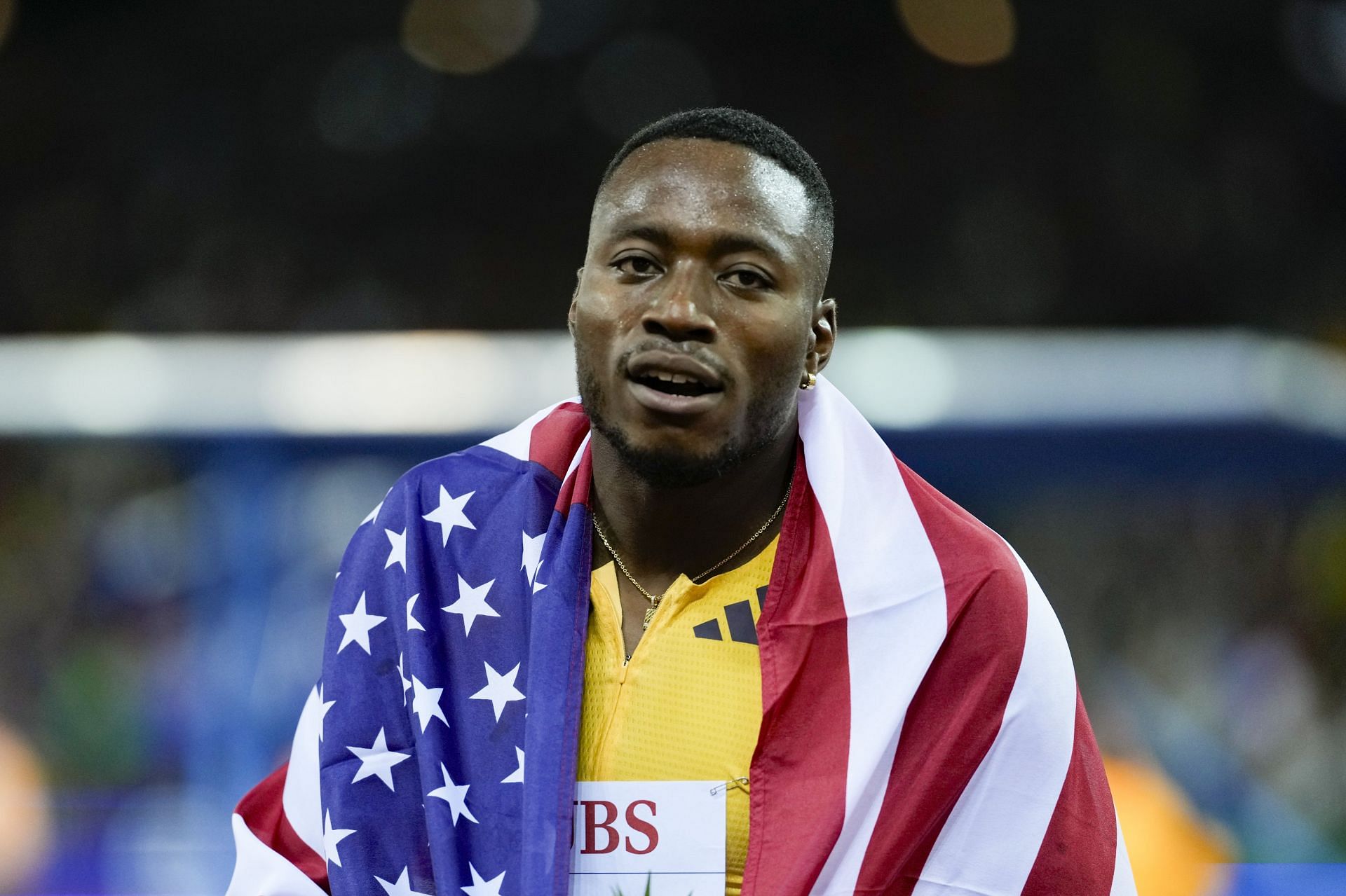 Holloway after his win at the Wanda Diamond League 2024 - (Source: Getty)