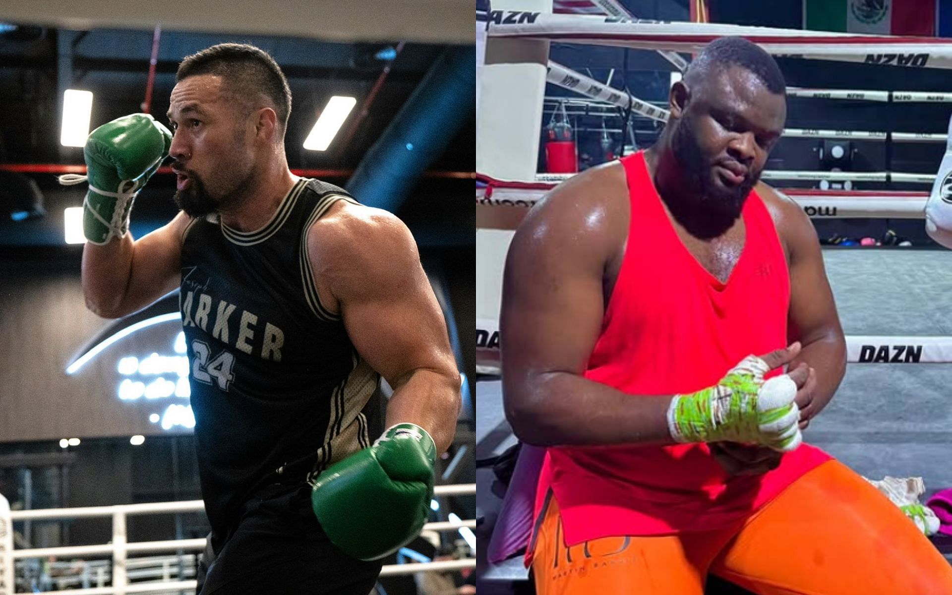 Joseph Parker (left) will face Martin Bakole (right) on Feb. 22. [Images courtesy: @joeboxerparker on X, @martin_bakole_ on Instagram]