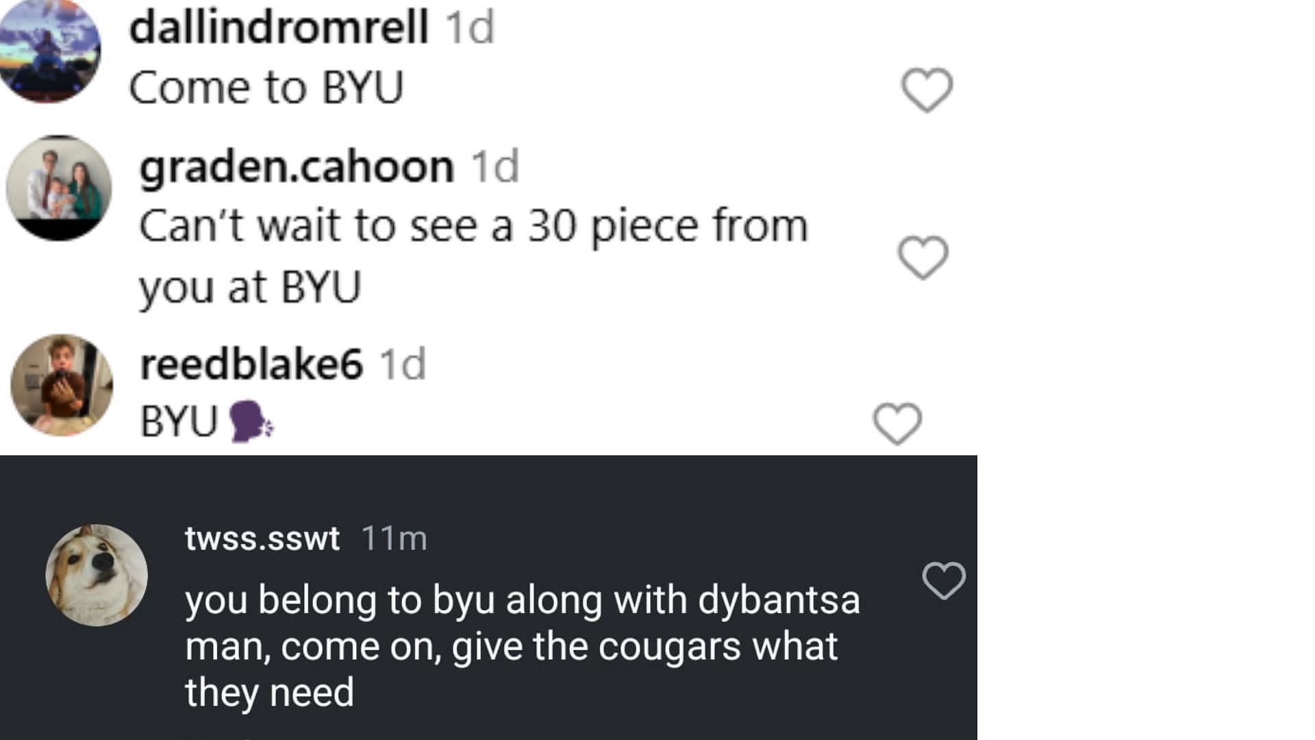 Cougars fans urge Nate Ament to commit