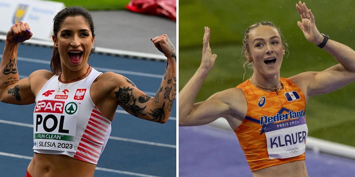 Ewa Swoboda (L) and Lieke Klaver (R) are a few top athletes to watch out for at the 2025 Czech Indoor Gala. PHOTO: Getty Images