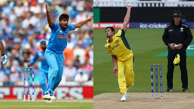 Jasprit Bumrah vs Mitchell Starc - Comparing their stats in the Champions Trophy