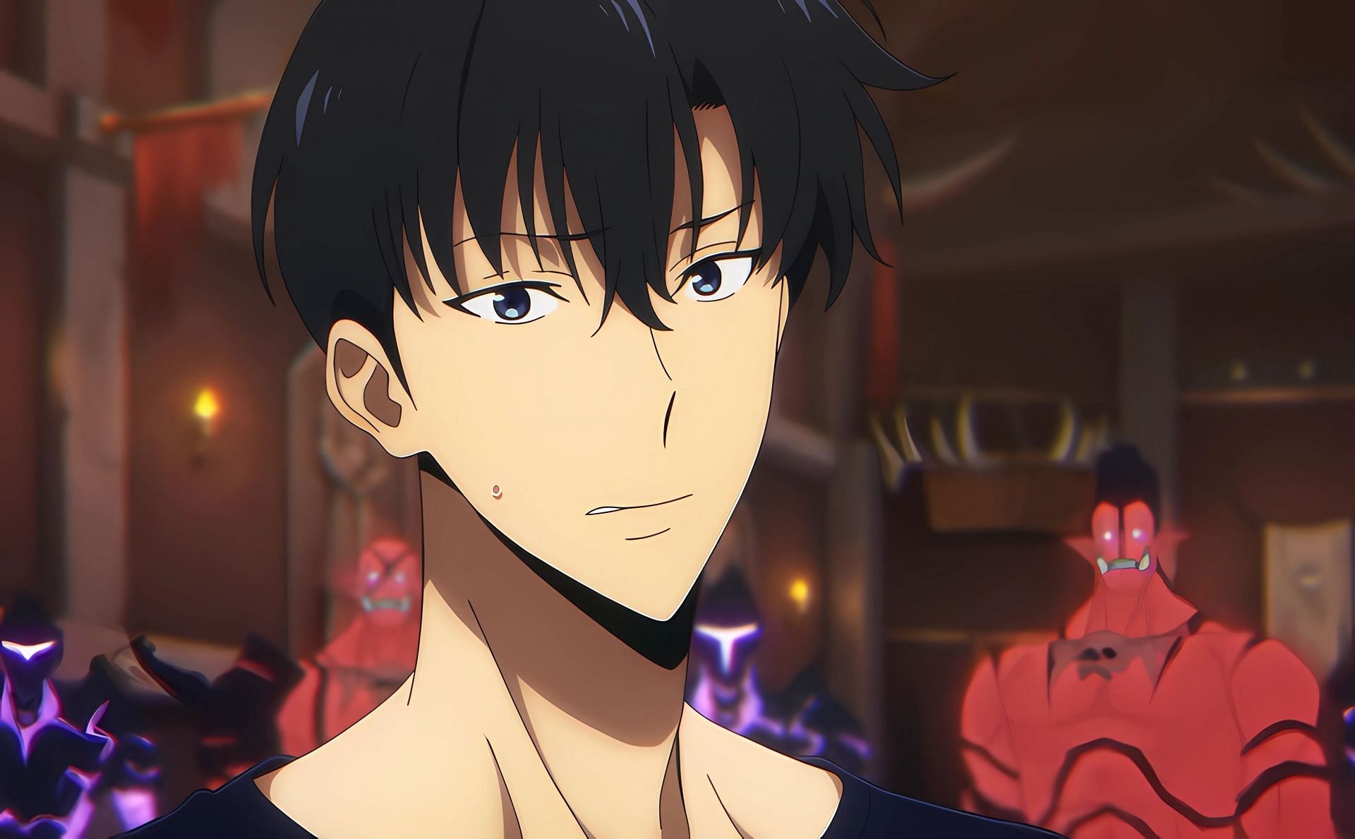 Sung Jinwoo as seen in the anime (Image via A-1 Pictures)