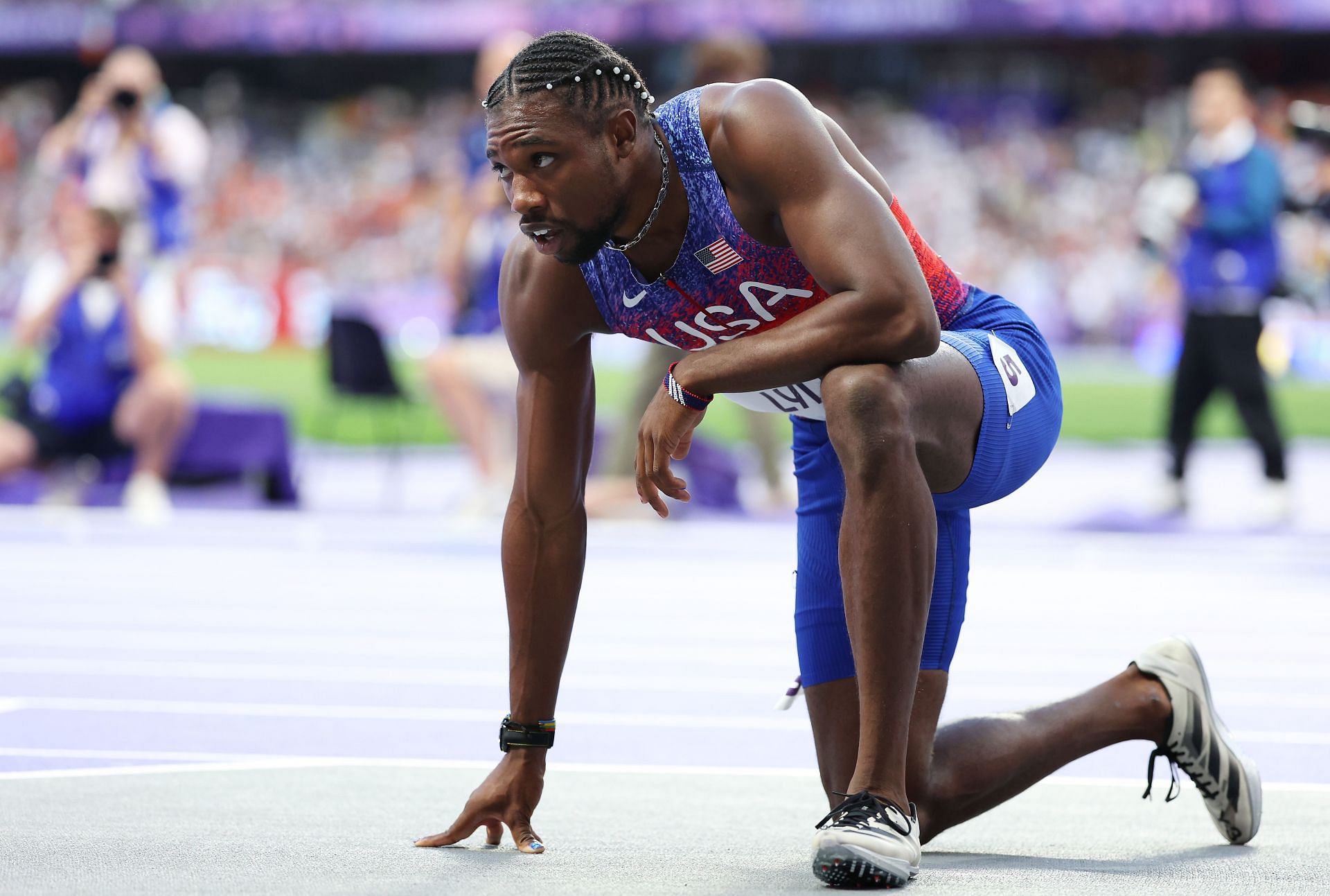 Noah Lyles at the Olympic Games Paris 2024: Day 13 - (Source: Getty)